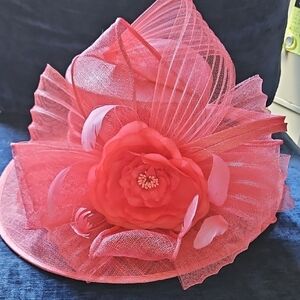 Elegant Pink Floral Women's Hat